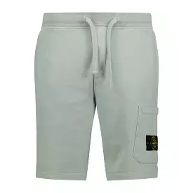 STONE ISLANDCotton Sweat Shorts Peal Grey