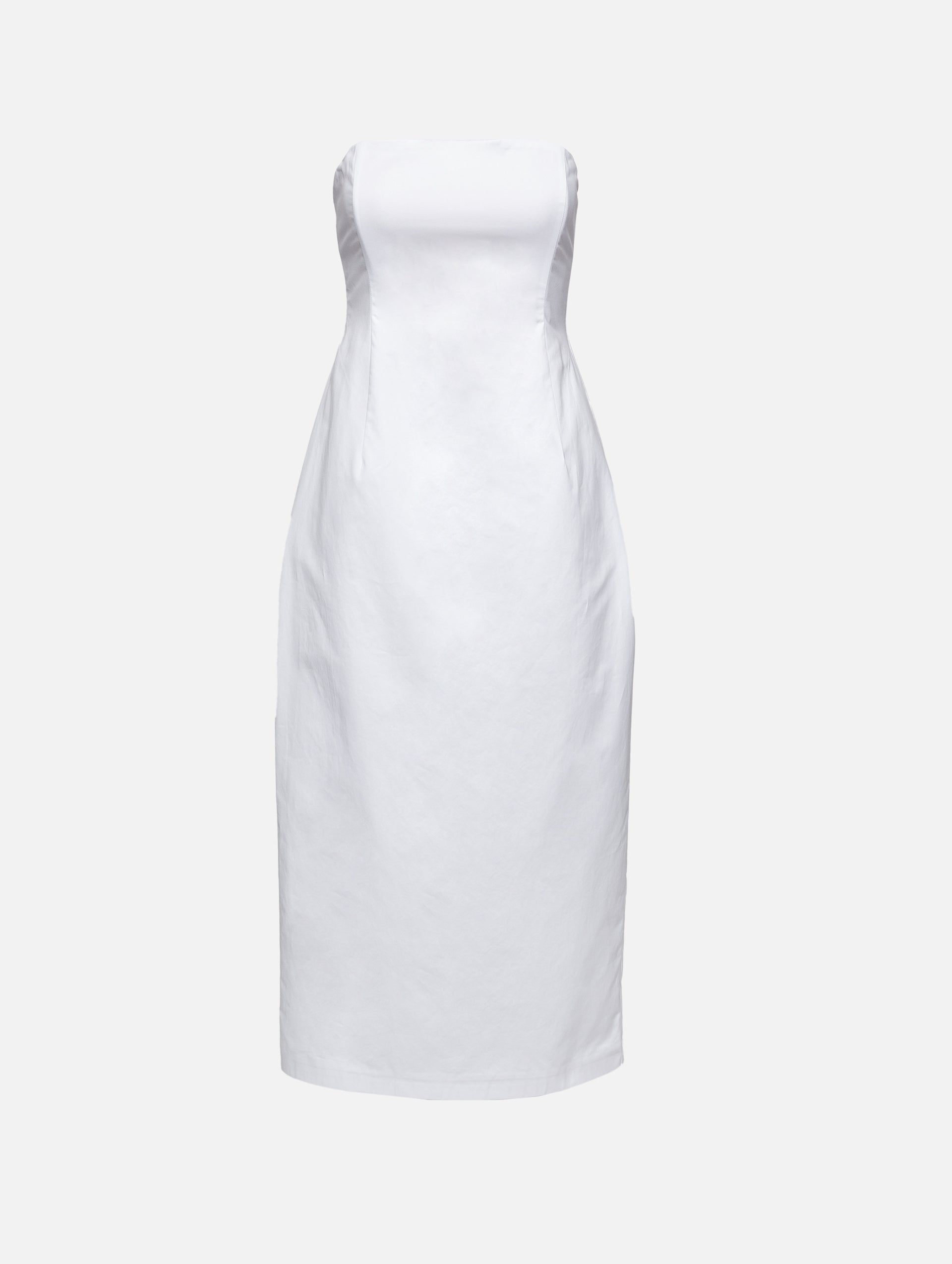 Strapless Midi Dress