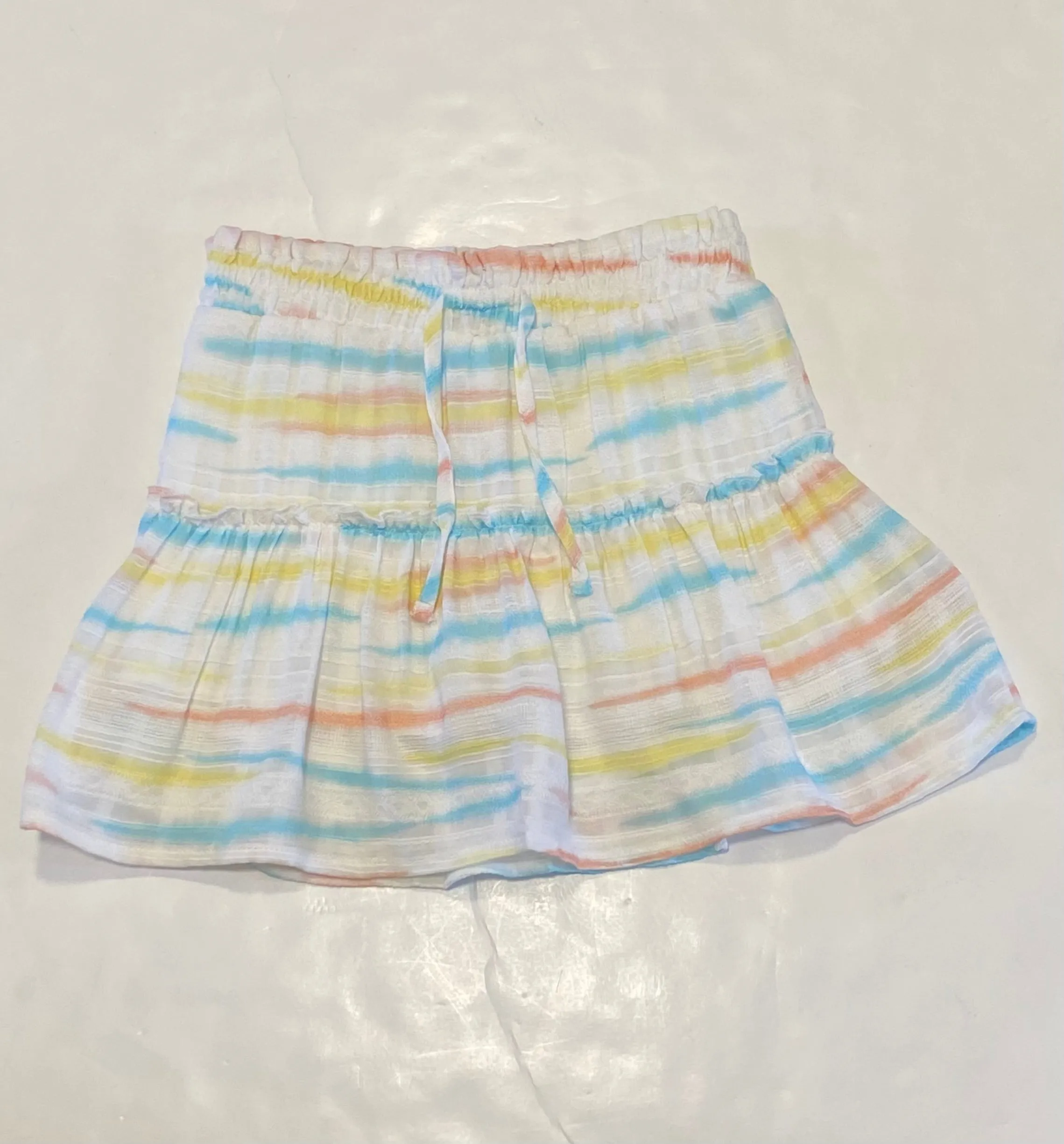 Stripe Textured Gauze Skort