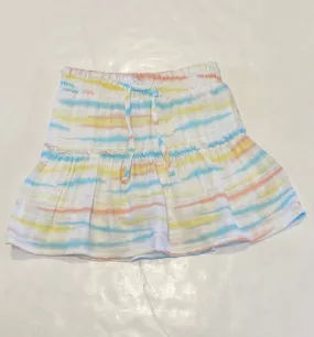 Stripe Textured Gauze Skort