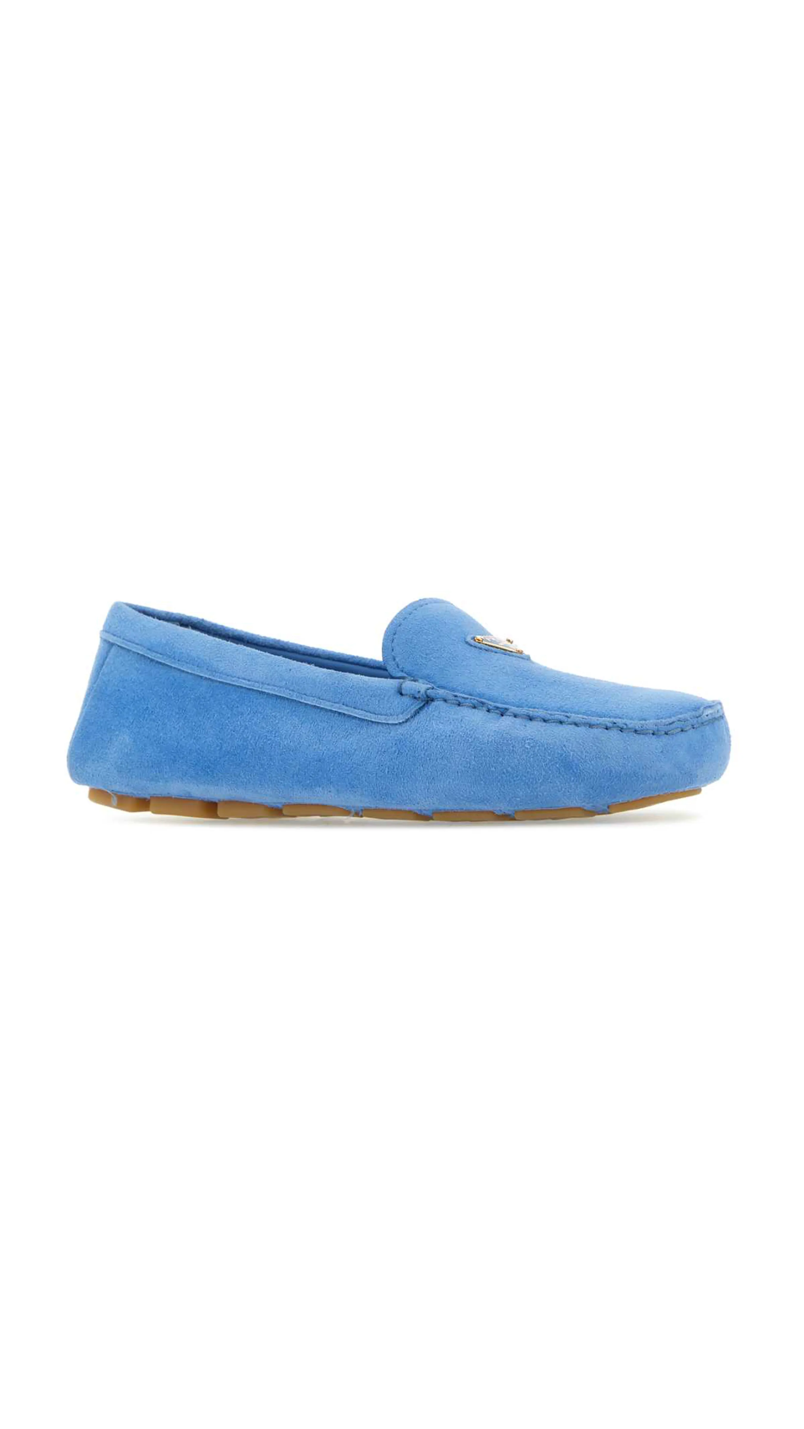 Suede Drivers - Periwinkle Blue