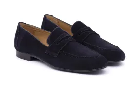 Suede night loafer