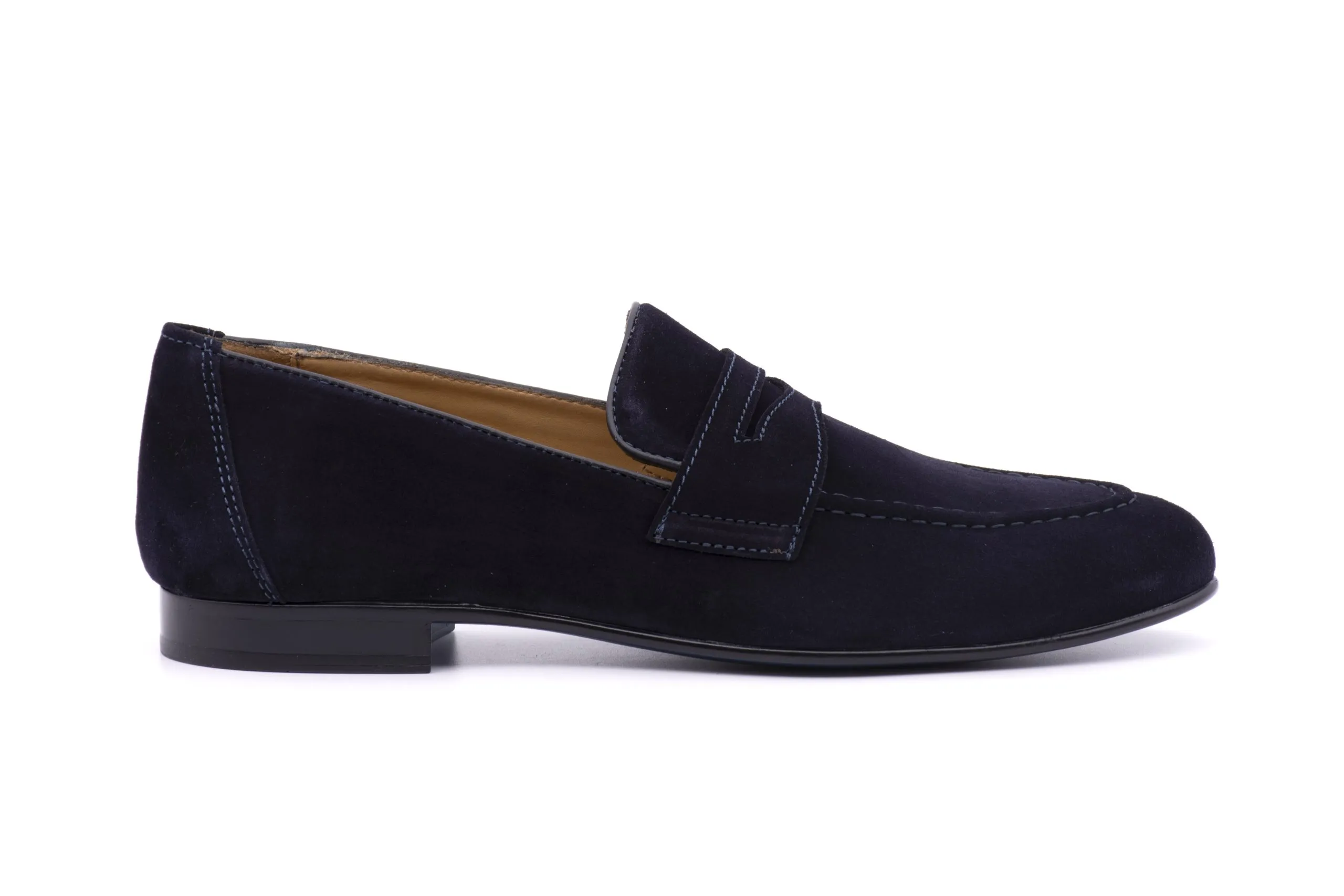 Suede night loafer