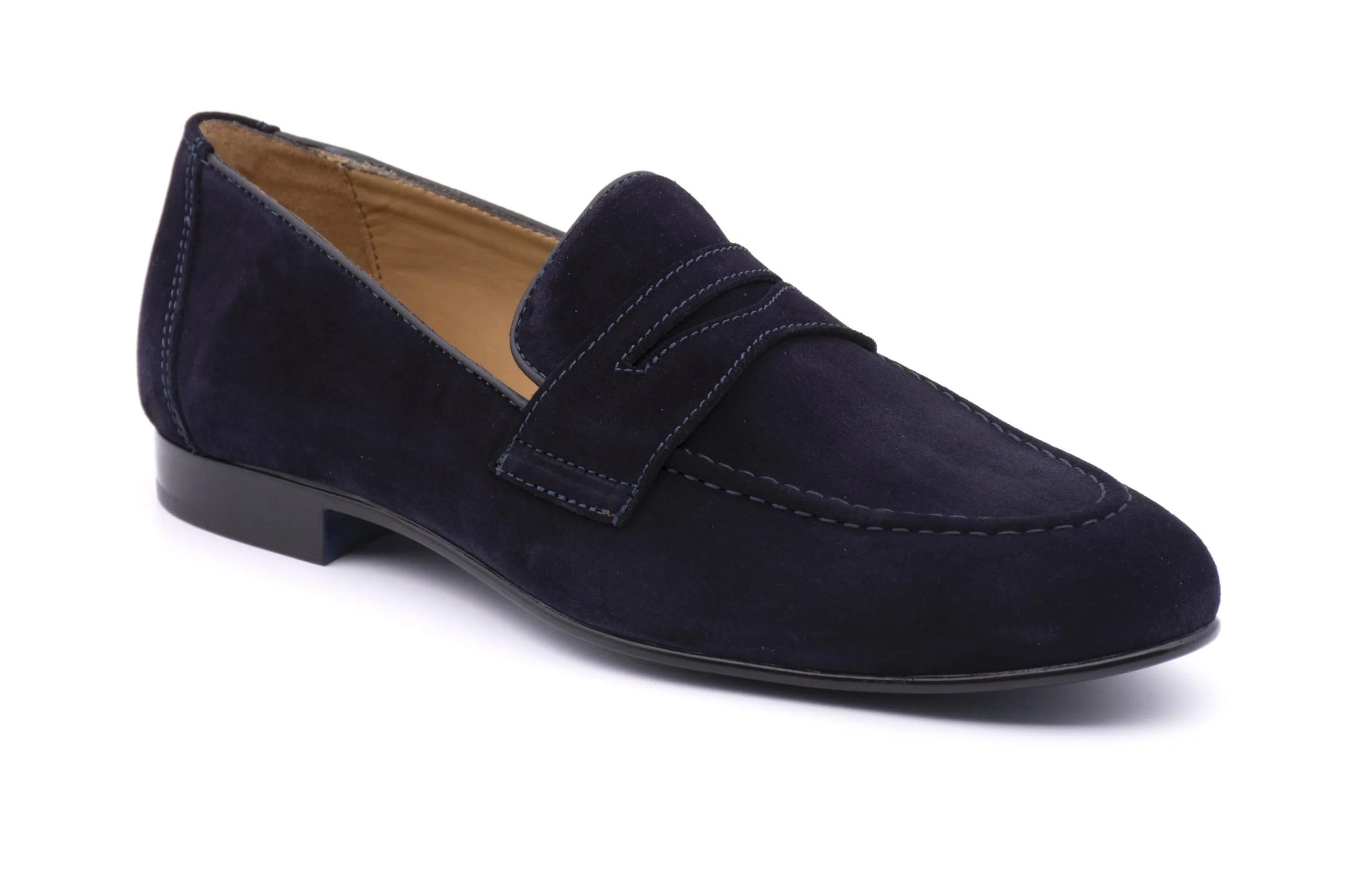 Suede night loafer