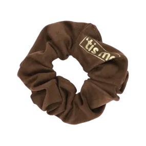 SUEDE SCRUNCHIE-CAMEL