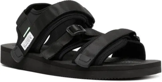 Suicoke Kisee-Cab logo-patch sandals Black