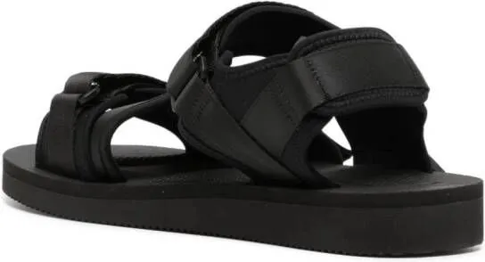 Suicoke Kisee-Cab logo-patch sandals Black