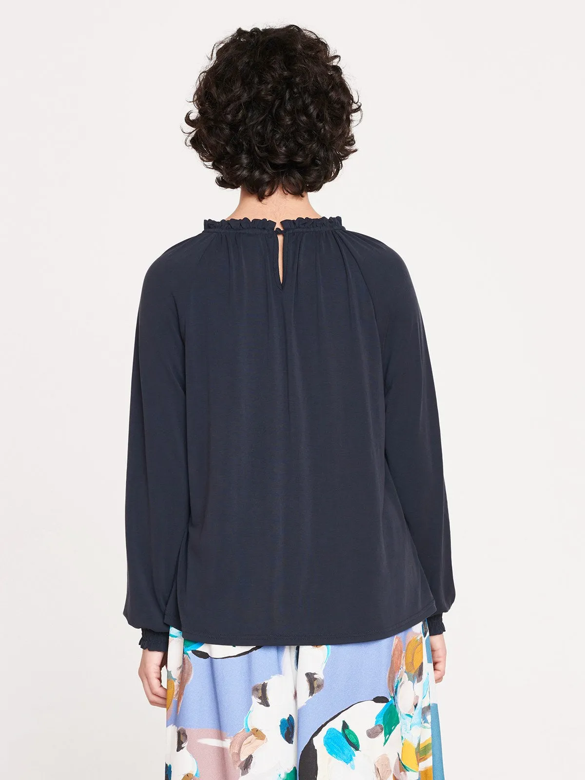 Thought Navy Modal Oaklee Top