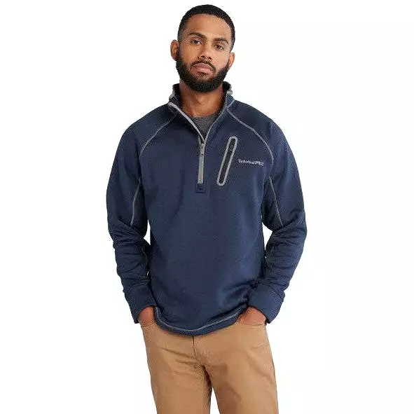 Timberland Pro Men's Reaxion 1/4 Athletic Fleece Jacket -Navy- TB0A55RV440