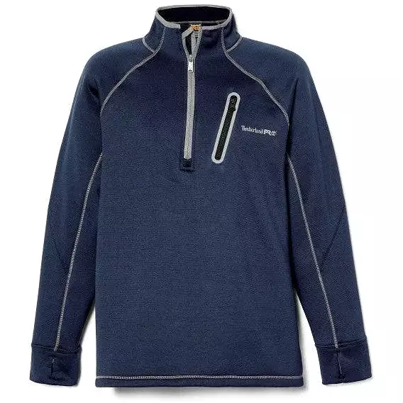 Timberland Pro Men's Reaxion 1/4 Athletic Fleece Jacket -Navy- TB0A55RV440