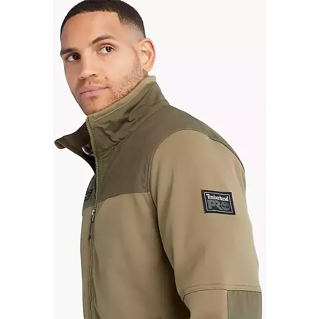 Timberland Pro Men's Trailwind Full Zip Fleece Jacket -Burnt Olive- TB0A644N360