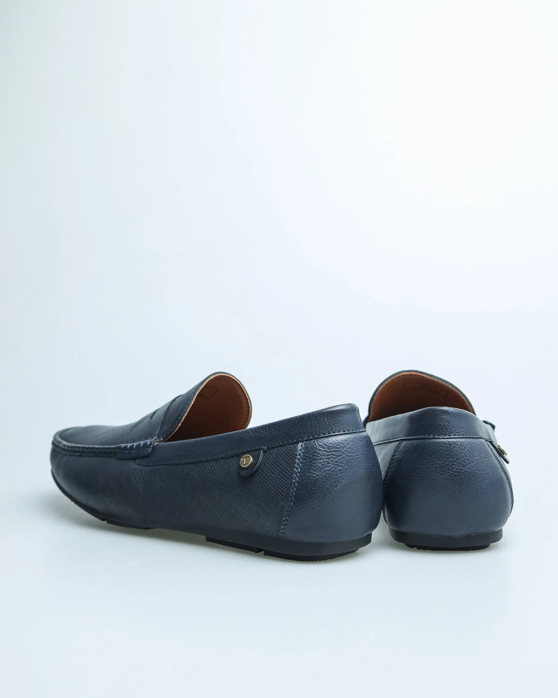 Tomaz C484 Men's Penny Moccasins (Navy)