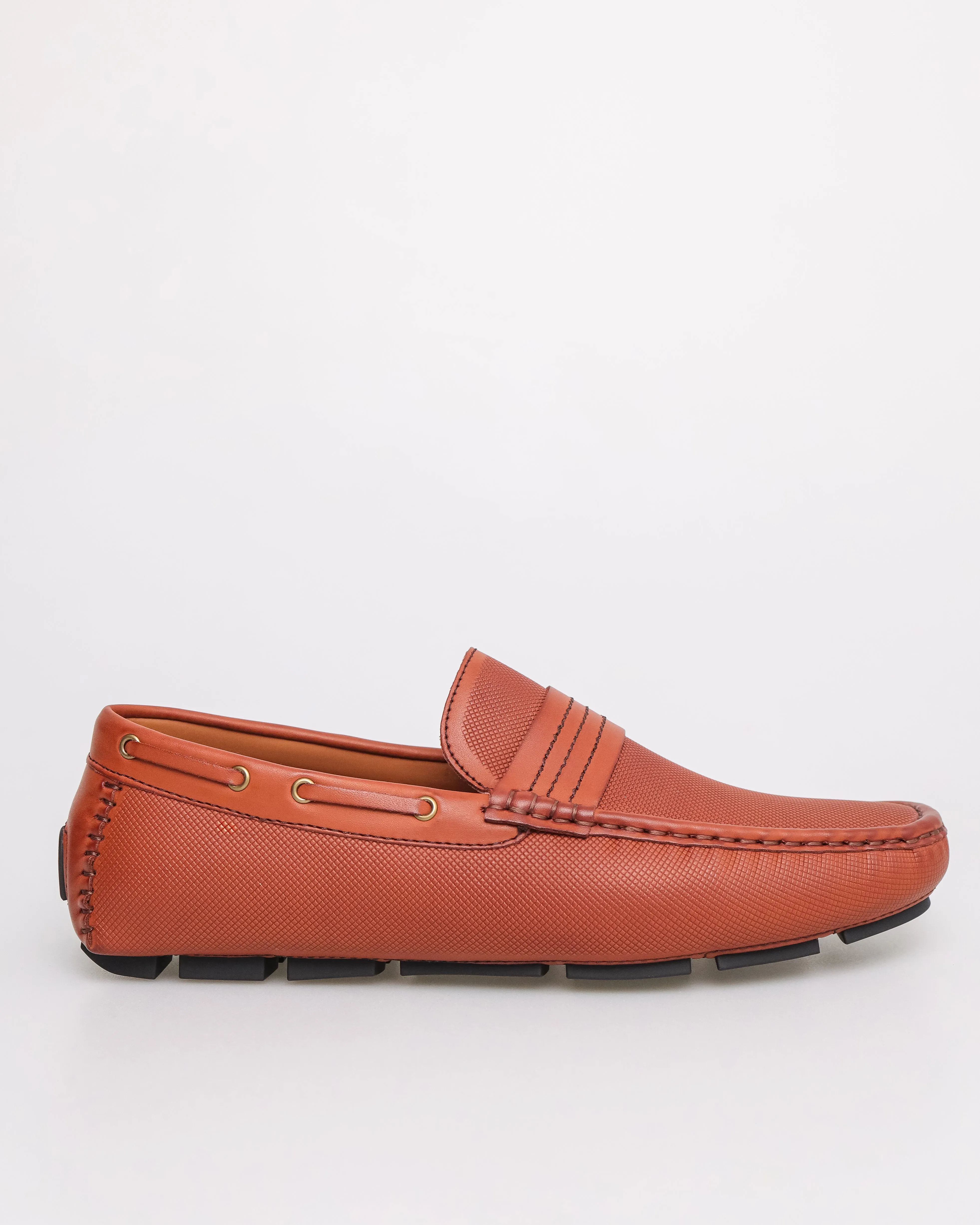 Tomaz C496 Men's Penny Moccasins (Brown)