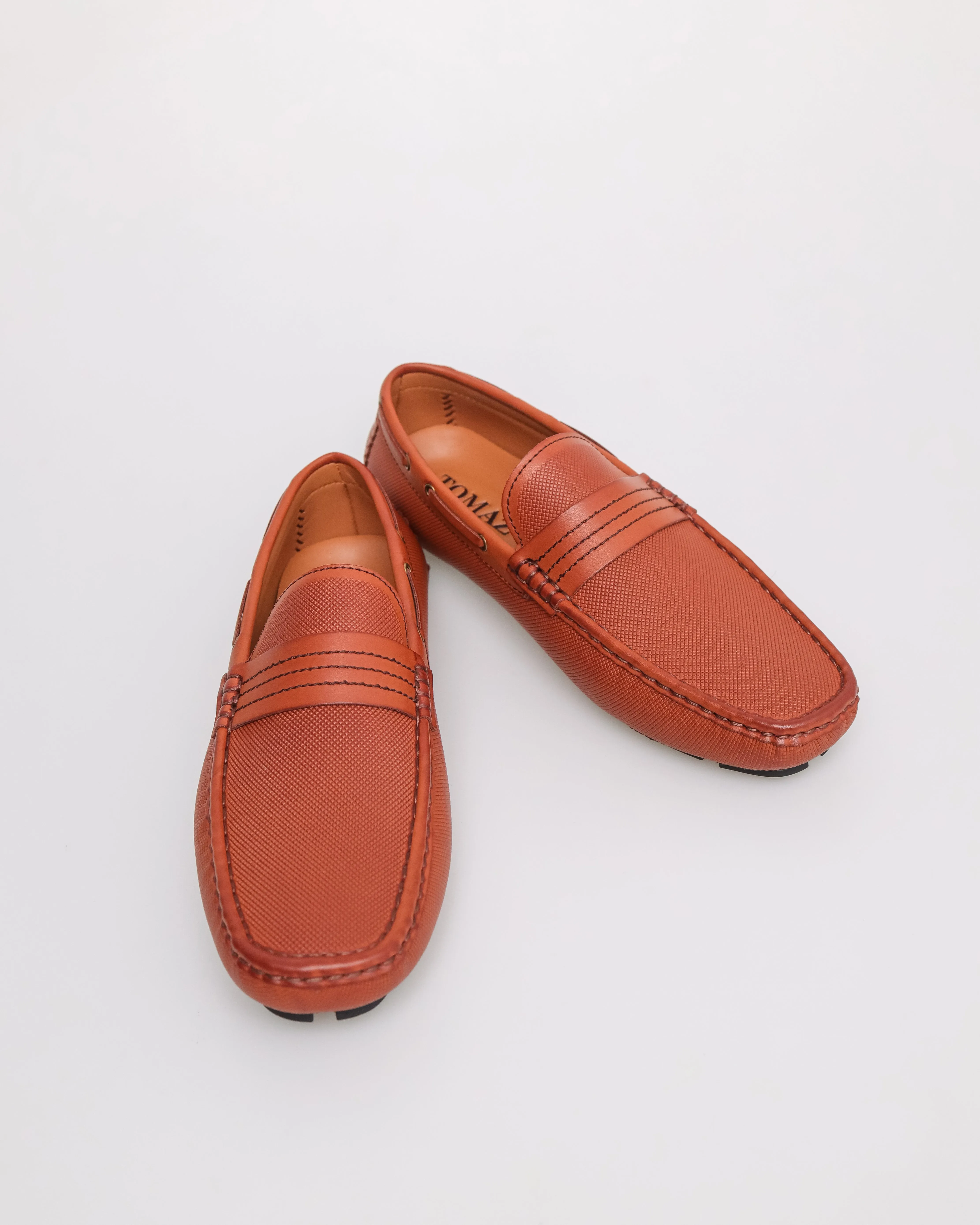 Tomaz C496 Men's Penny Moccasins (Brown)