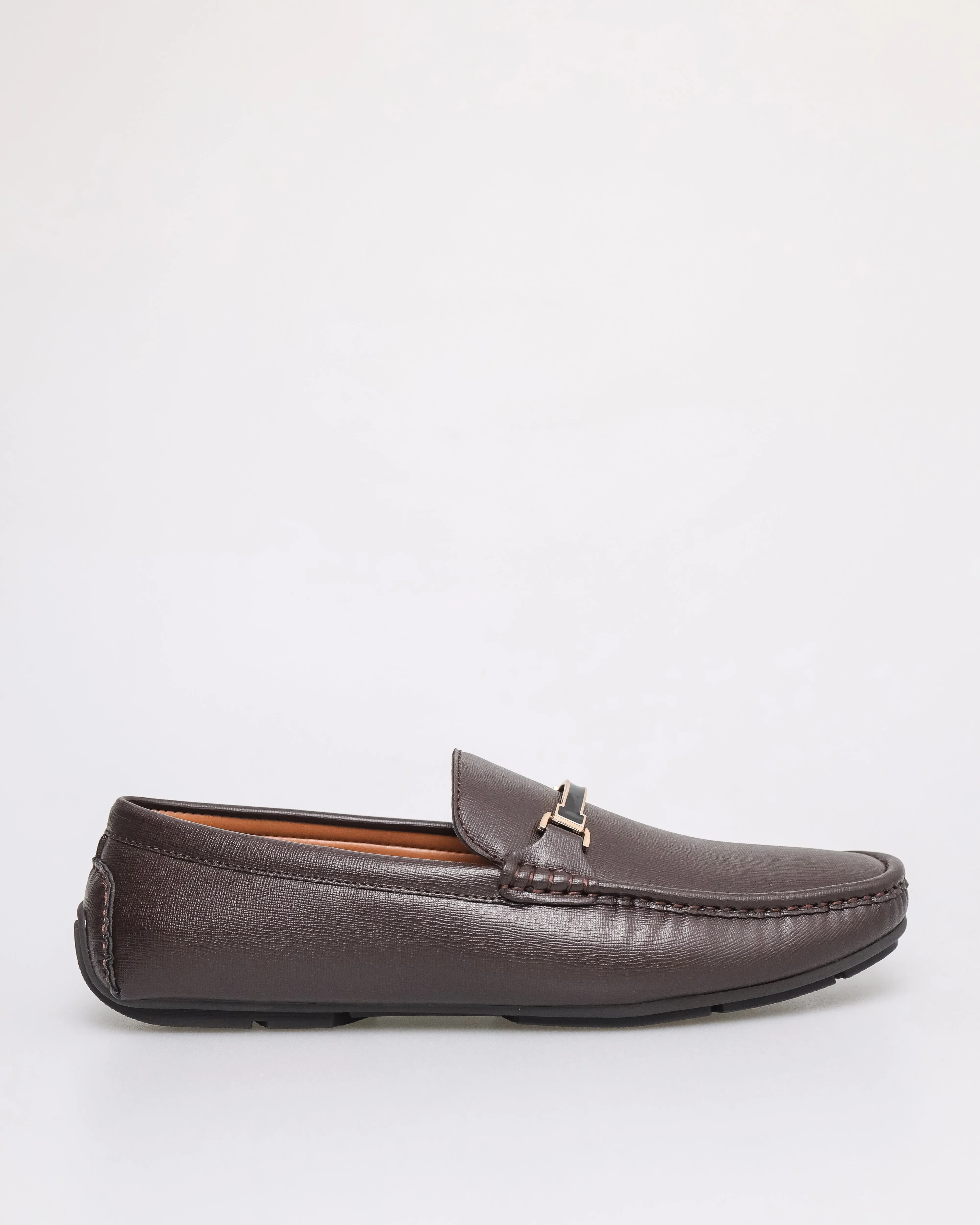 Tomaz C529 Men's Buckle Moccasins (Coffee)