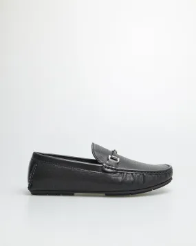 Tomaz C545 Men's Buckle Moccasins (Black)