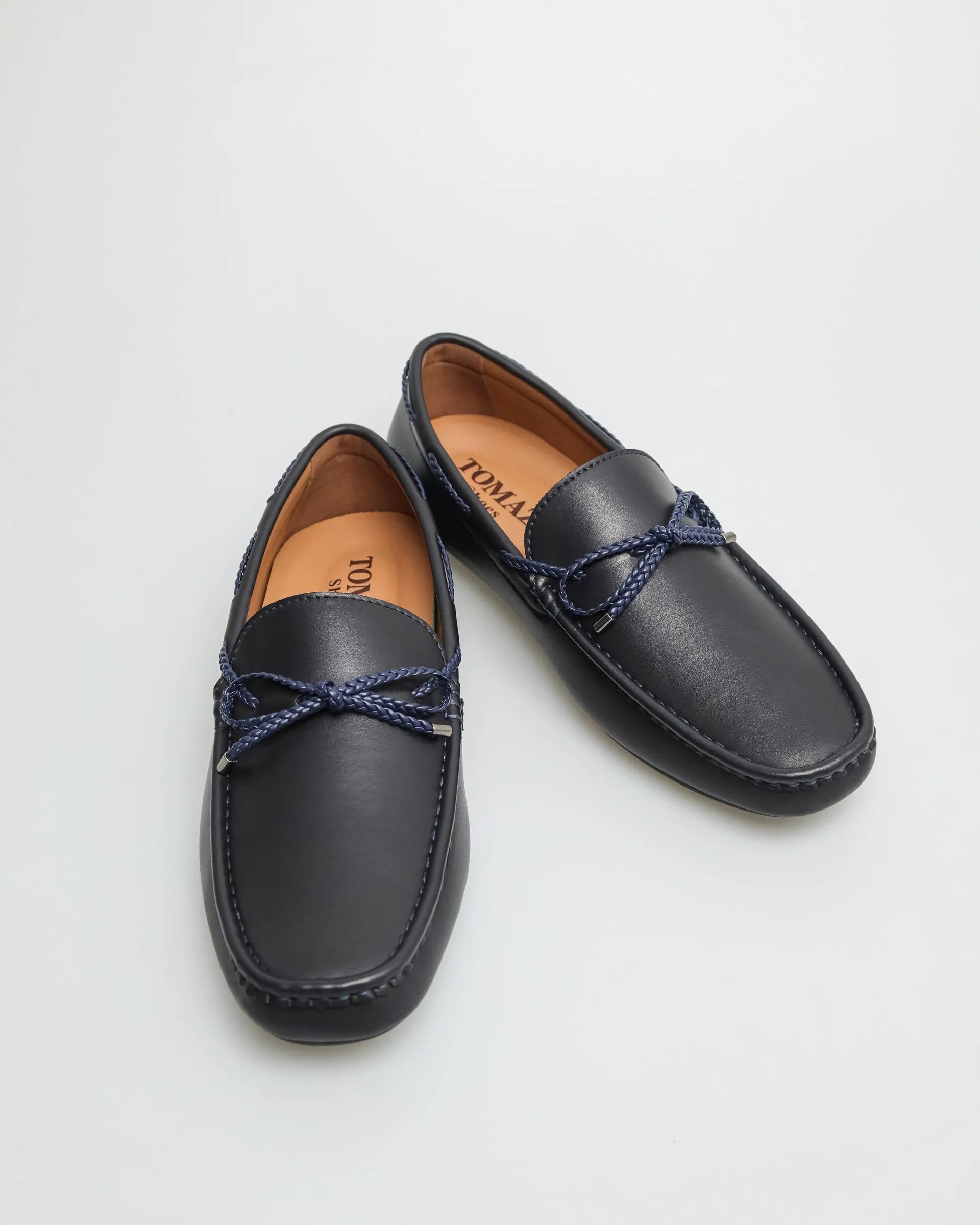 Tomaz C547 Men's Bow Moccasins (Navy)