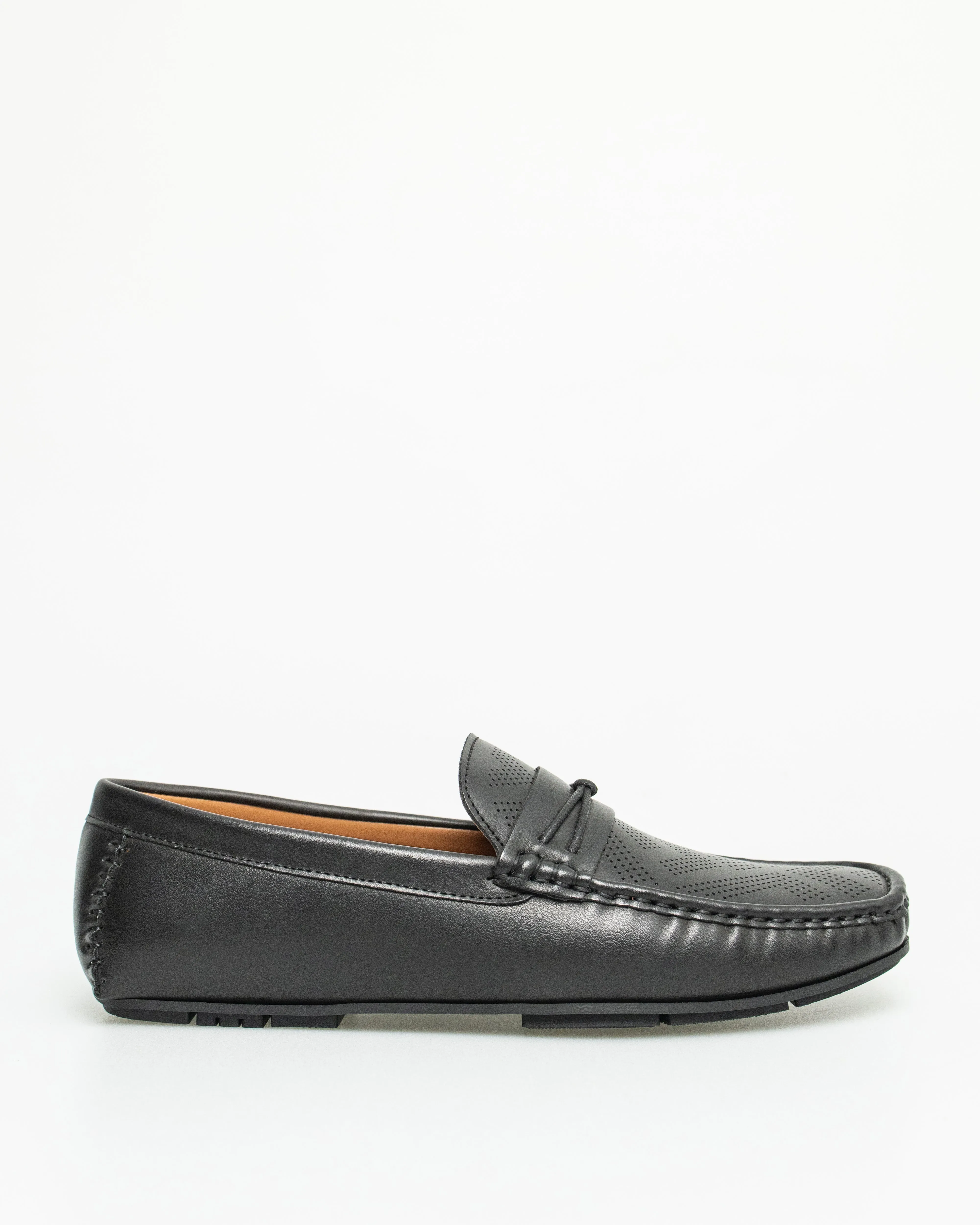 Tomaz C583 Men's Knot Moccasins (Black)