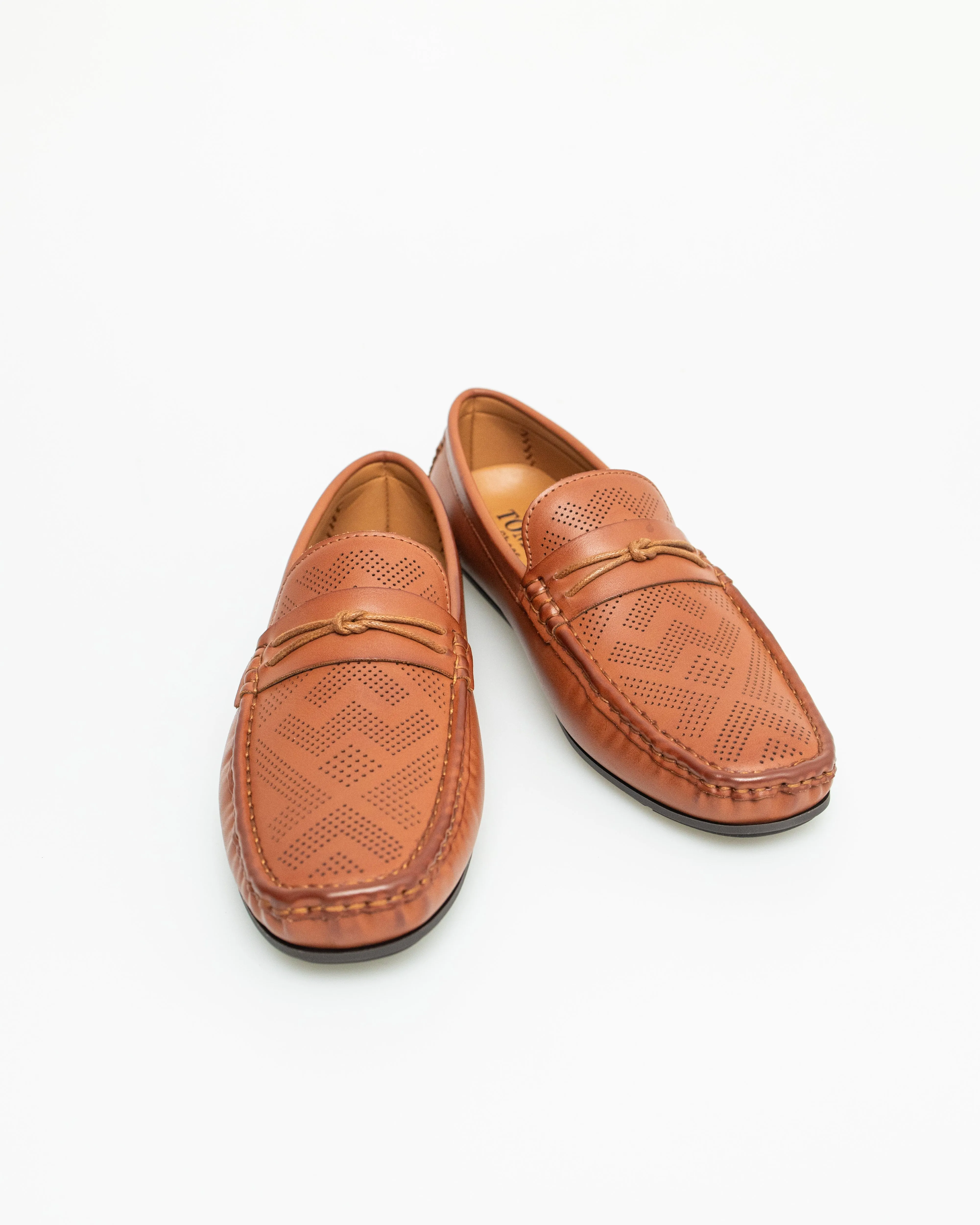 Tomaz C583 Men's Knot Moccasins (Brown)