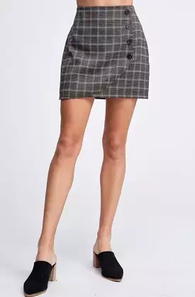 Tully Plaid Skirt