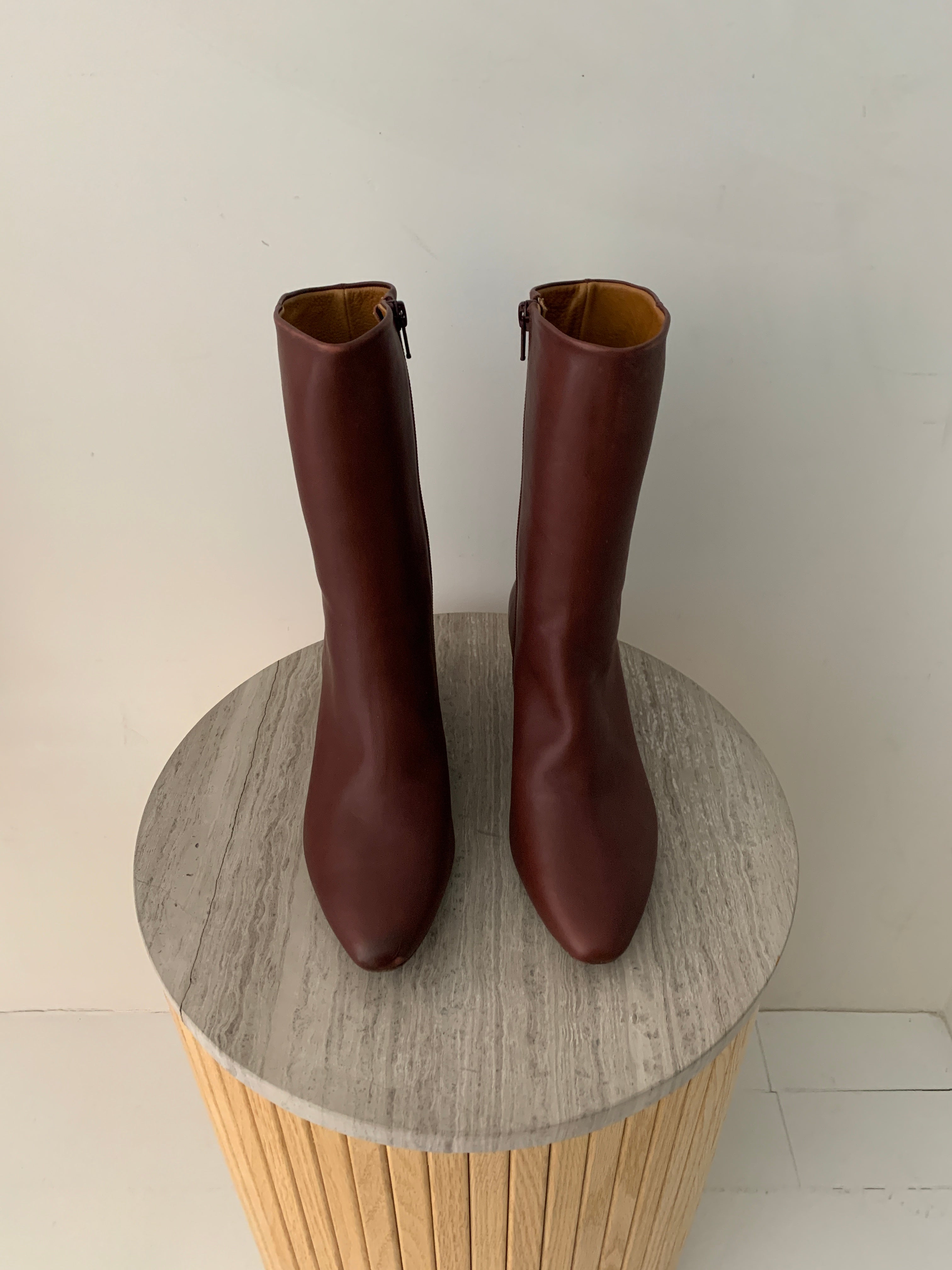 Warehouse Sale - Wakame Boots Merlot Leather