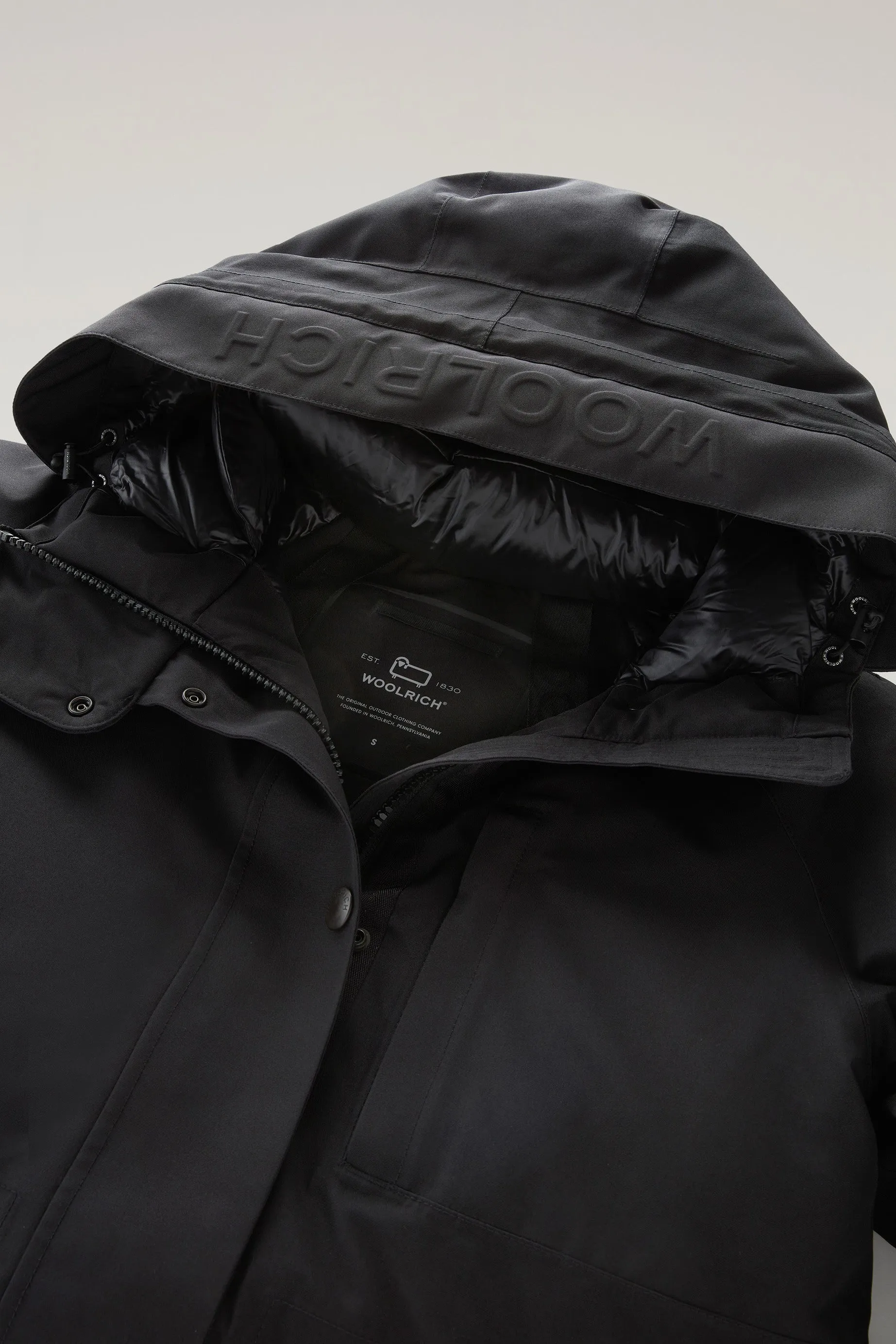 Waterproof High-Tech Parka in GORE-TEX Off Black