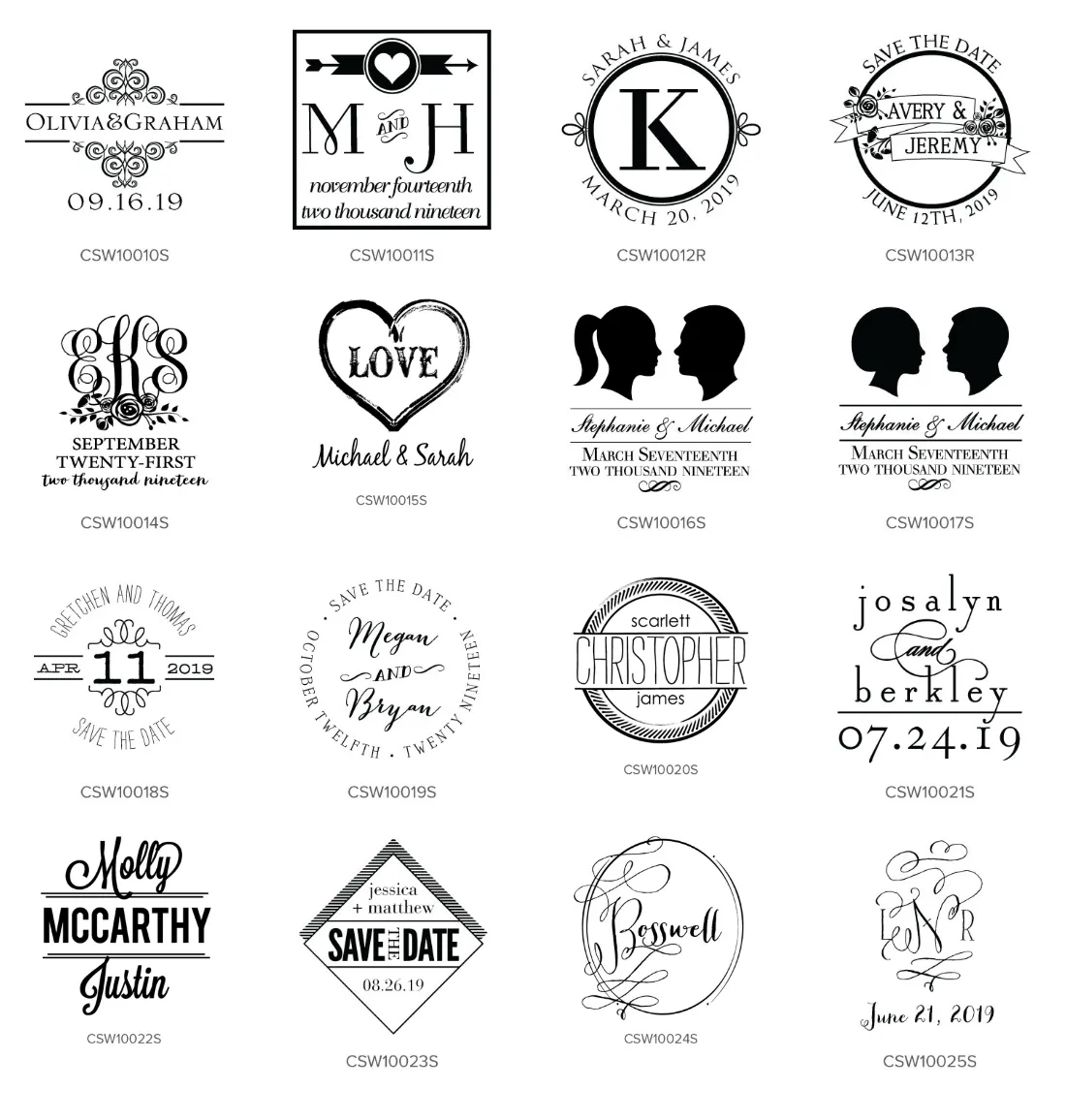 Wedding Stamps