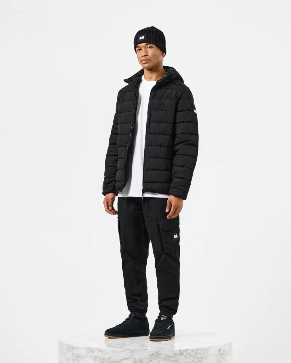 Weekend Offender La Guardia Padded Puffer Jacket Black