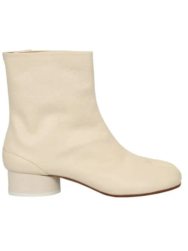 Women's Vintage Tabi Middle Boots Beige