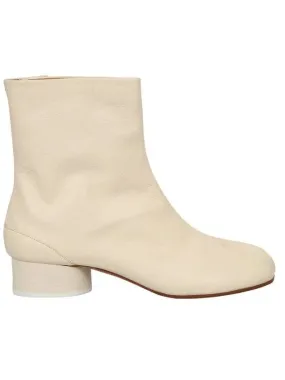 Women's Vintage Tabi Middle Boots Beige