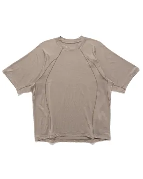 Wool T-Shirt Grey Beige