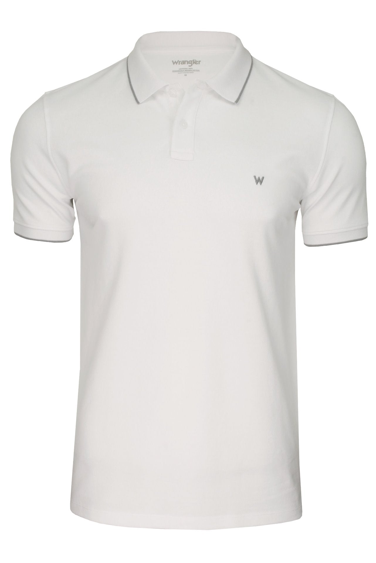 Wrangler Mens Polo Shirt 'SS Pique Polo'