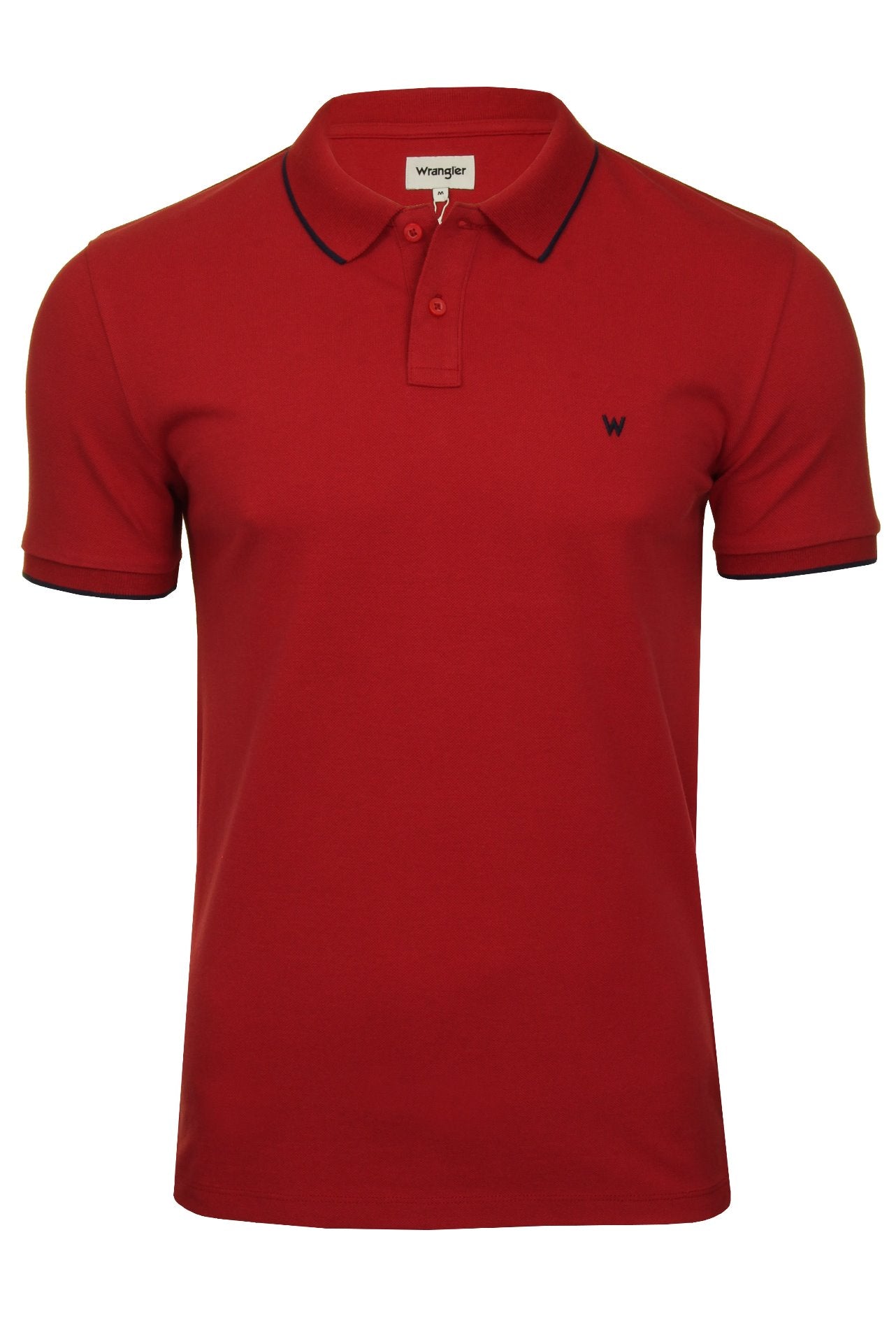 Wrangler Mens Polo Shirt 'SS Pique Polo'