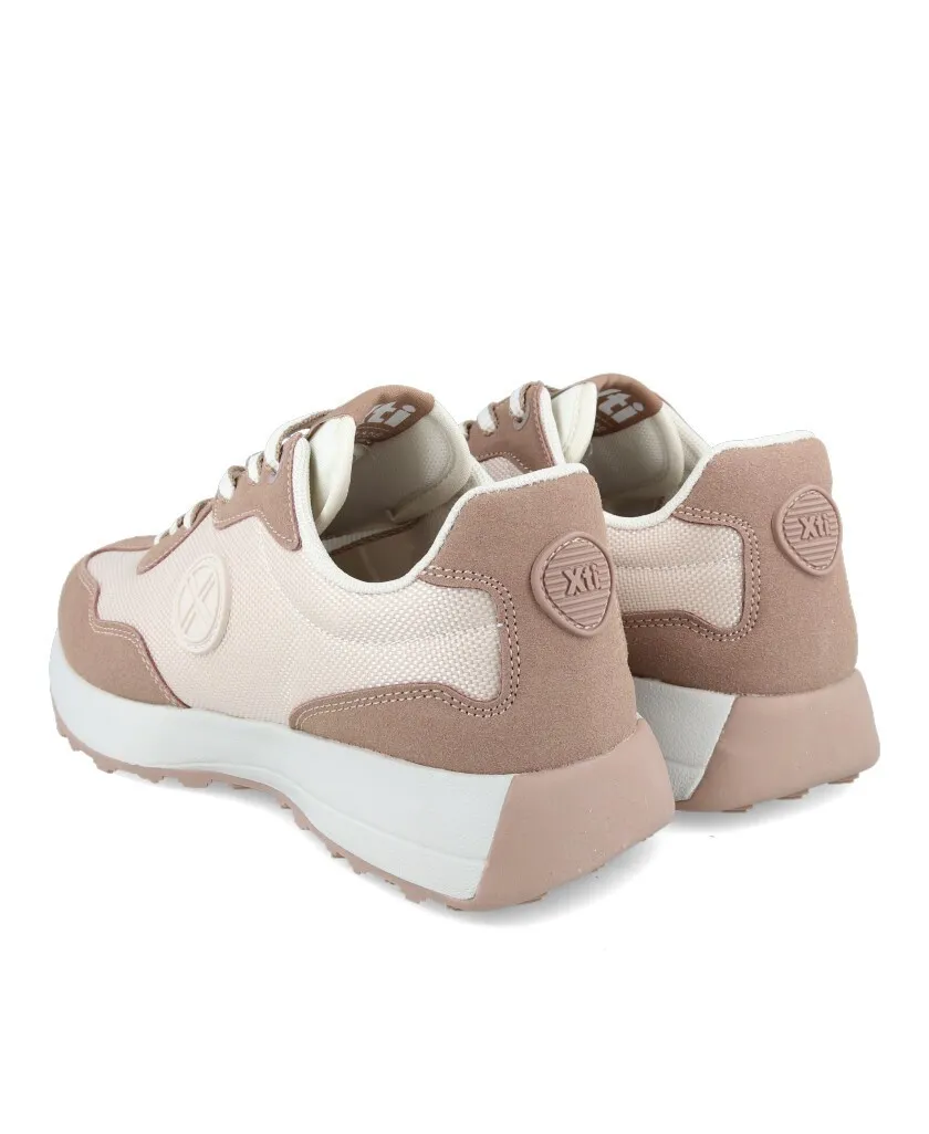 Xti 141931 Women's beige platform sneakers