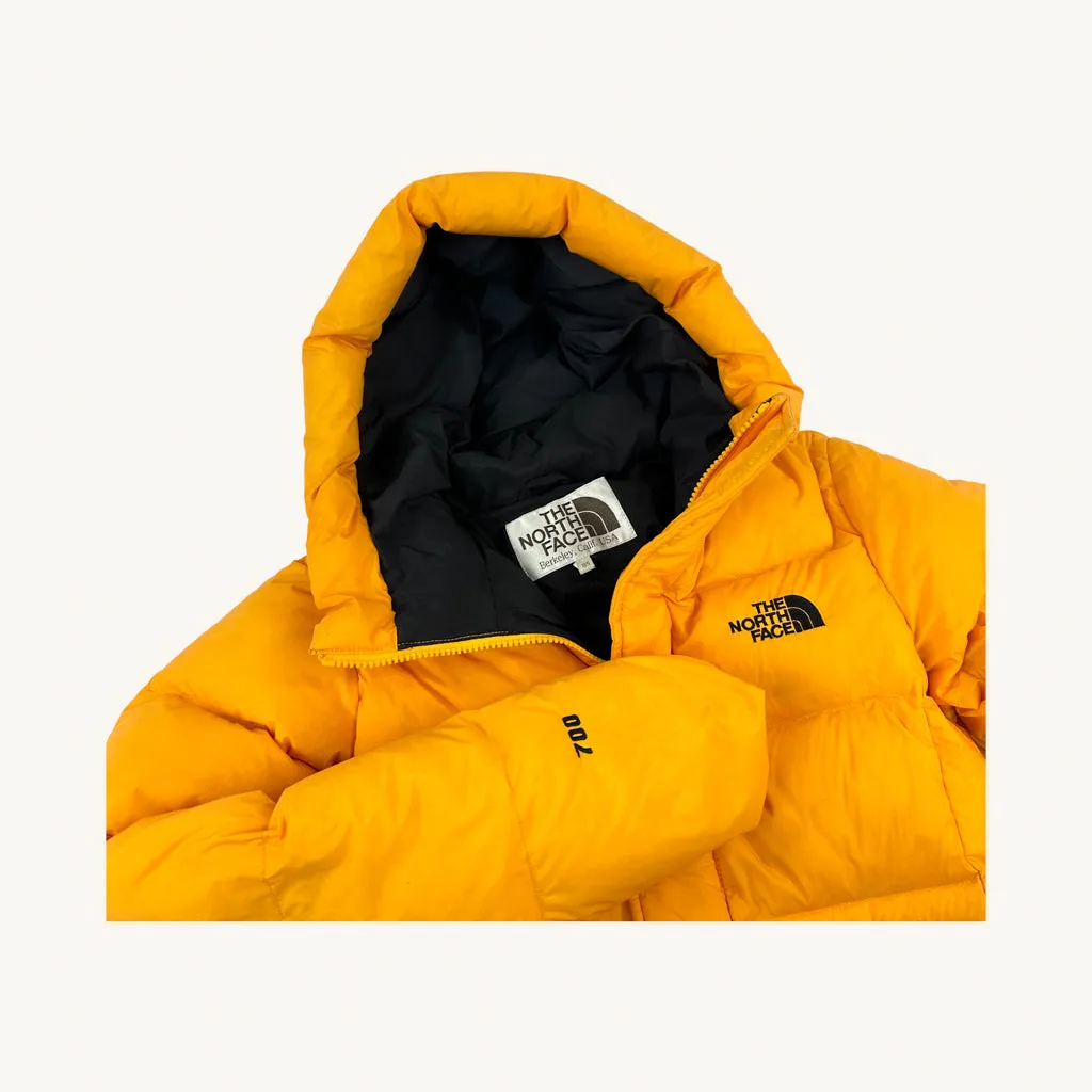 Yellow 90s The North Face Puffer Jacket Coat (M)