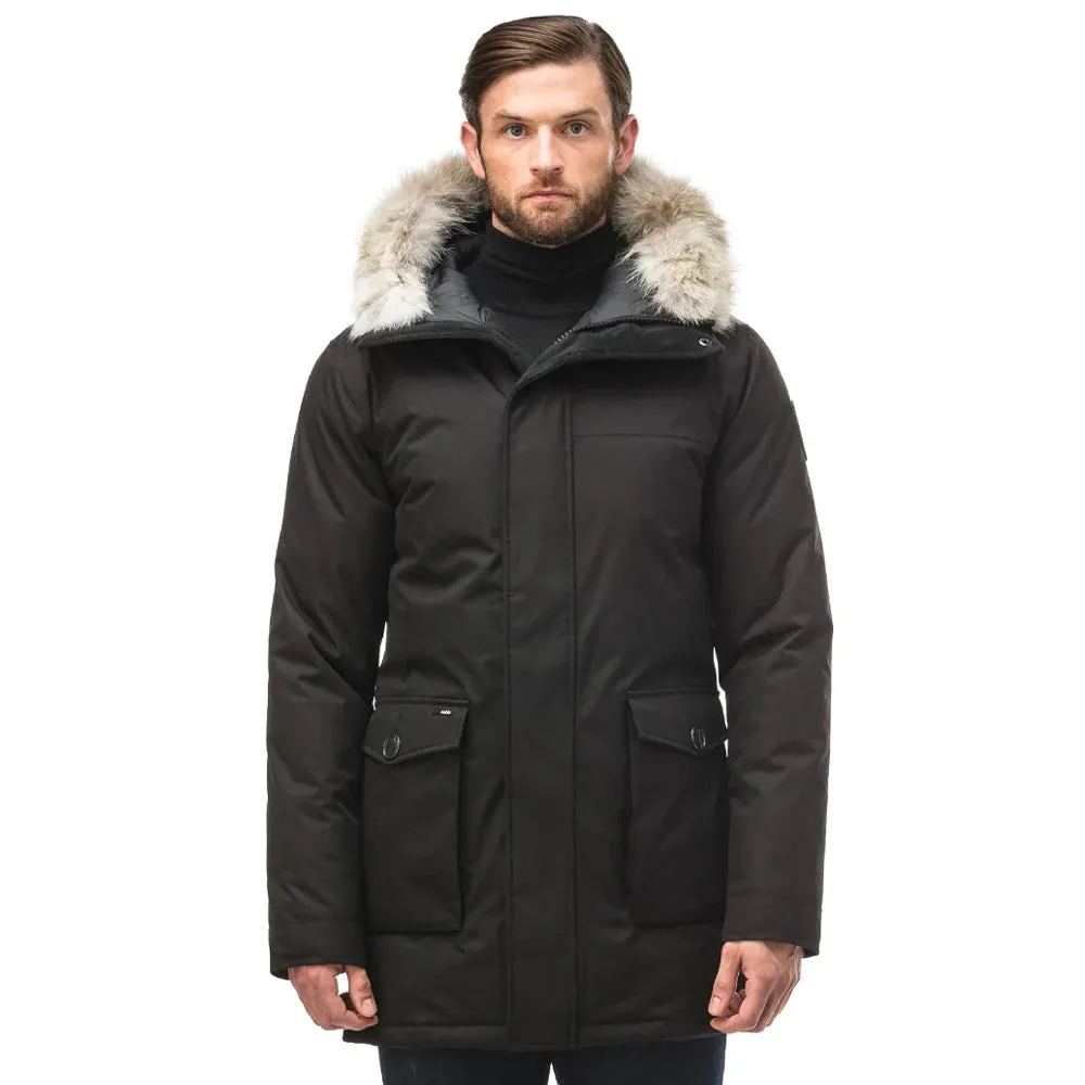 YVES MEN'S PARKA BLACK