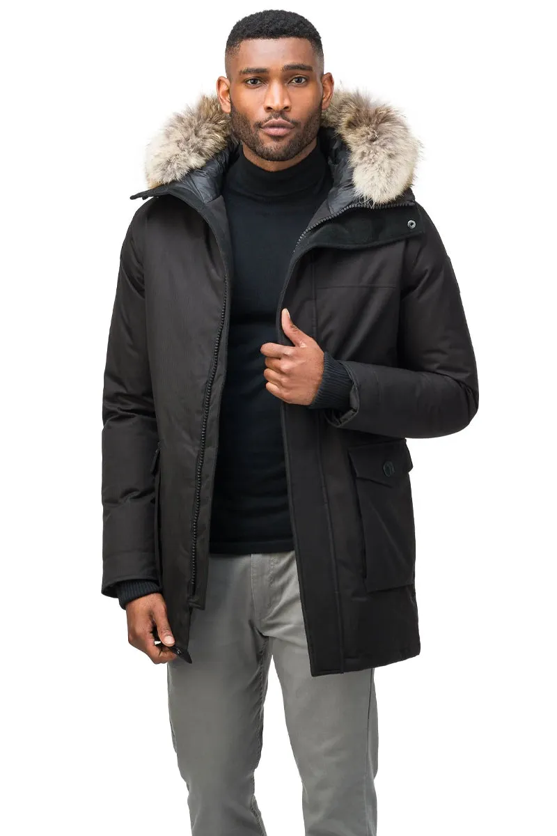 YVES MEN'S PARKA BLACK