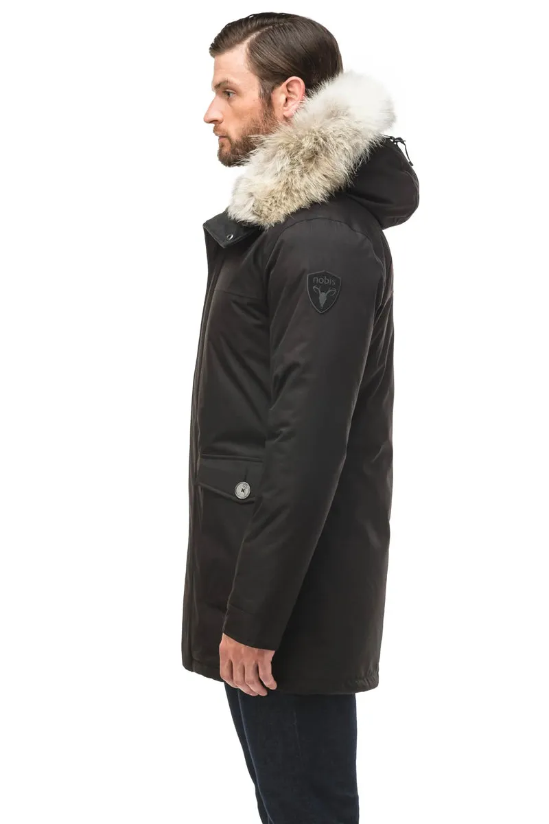 YVES MEN'S PARKA BLACK