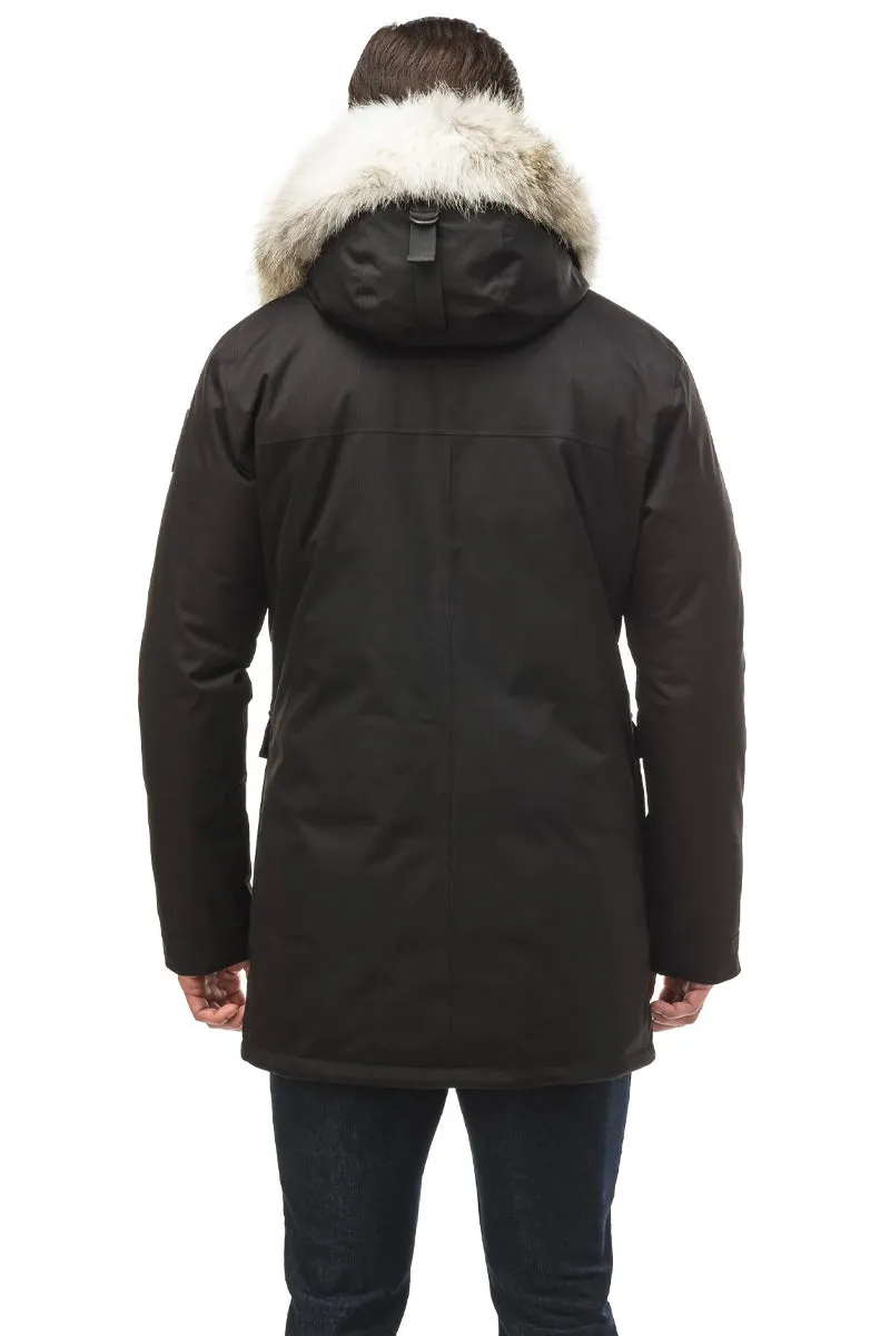 YVES MEN'S PARKA BLACK