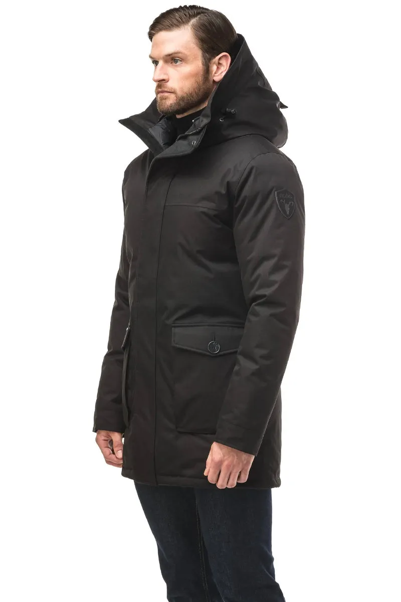 YVES MEN'S PARKA BLACK