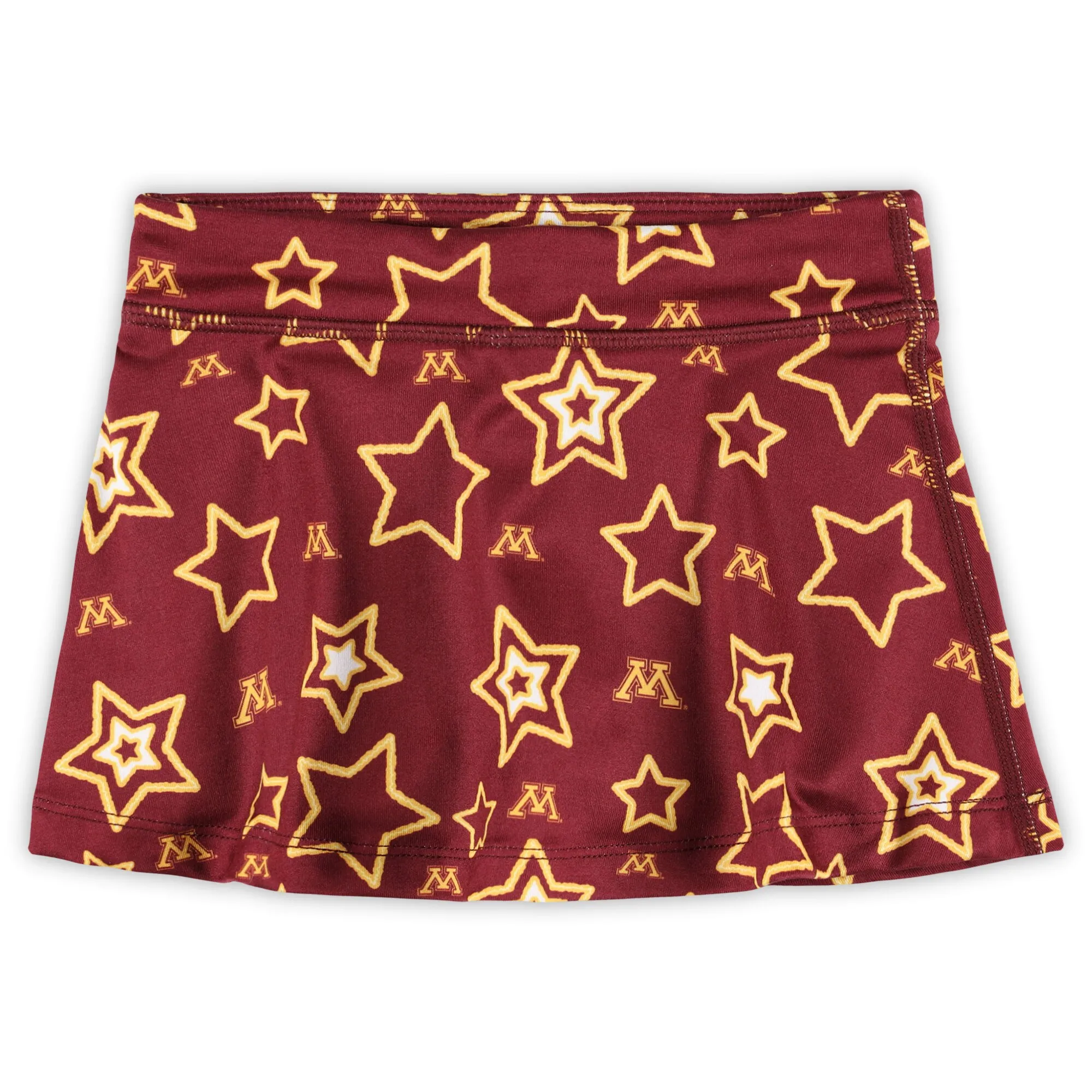 ZooZatz Minnesota Golden Gophers Girls Toddler Maroon Star Flowy Skort